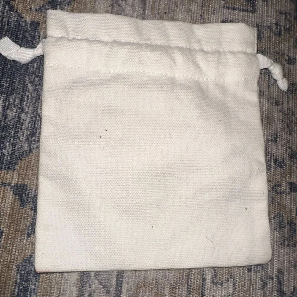 Dior White Drawstring Pouch – Luxury Accessory Bag